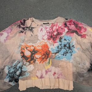 Ali Miles Multicolor Floral Blouse